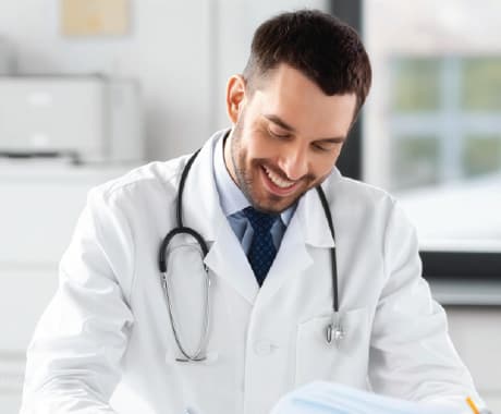 Licensed Massachusetts physician conducting a Medical Marijuana Card consultation